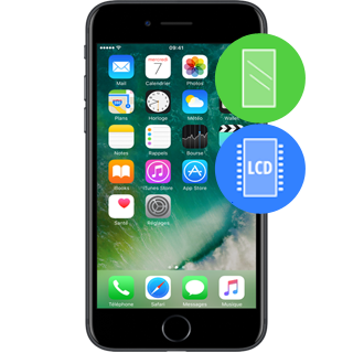 /Iphone 7 Plus Remplacement vitre / LCD